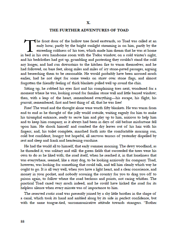 Typeset PDF - The Wind in the Willows