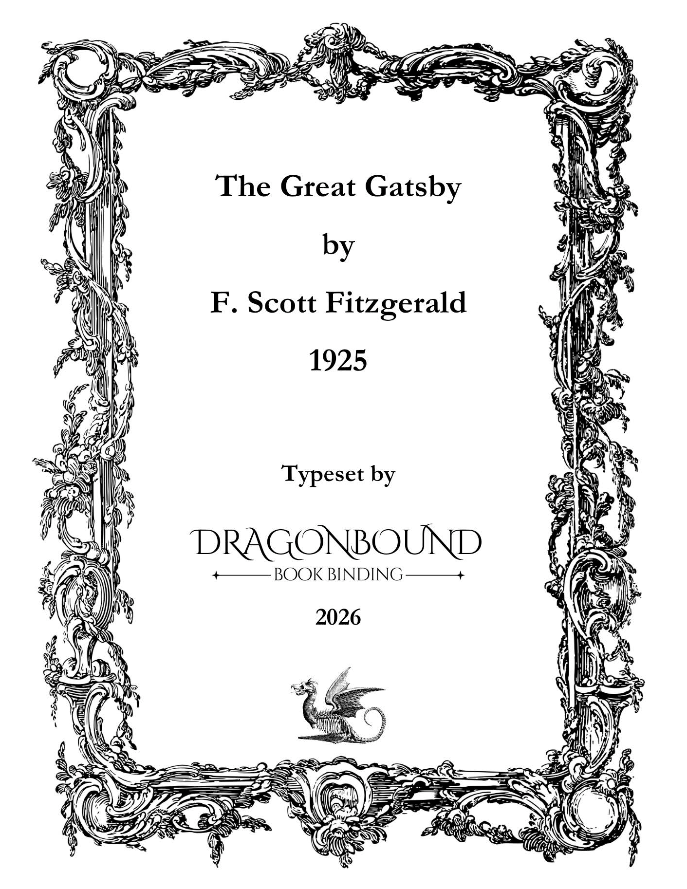 Typeset PDF - The Great Gatsby by F. Scott Fitzgerald
