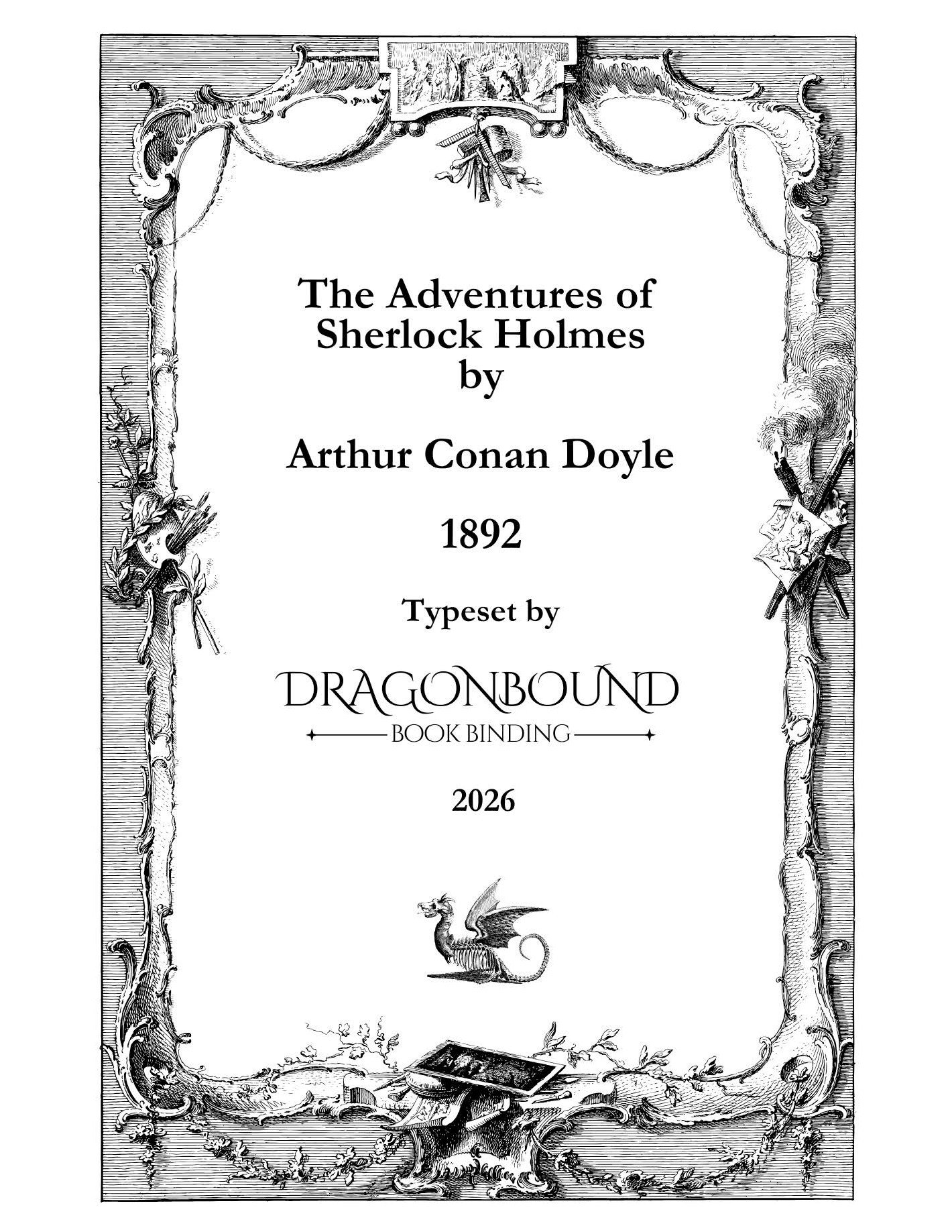 Typeset PDF - The Adventures of Sherlock Holmes by Arthur Conan Doyle
