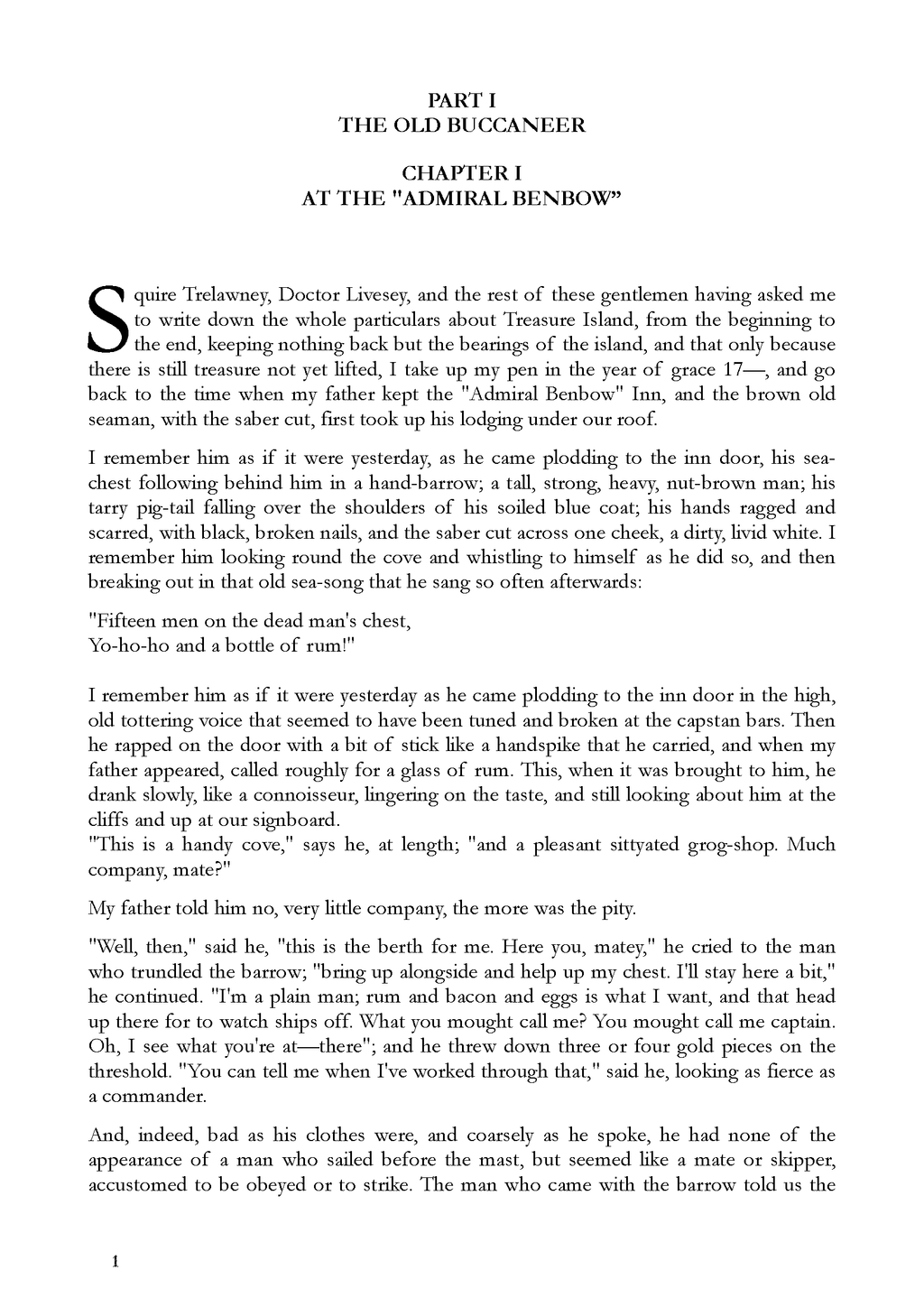 Typeset PDF - Treasure Island by Robert Louis Stevenson