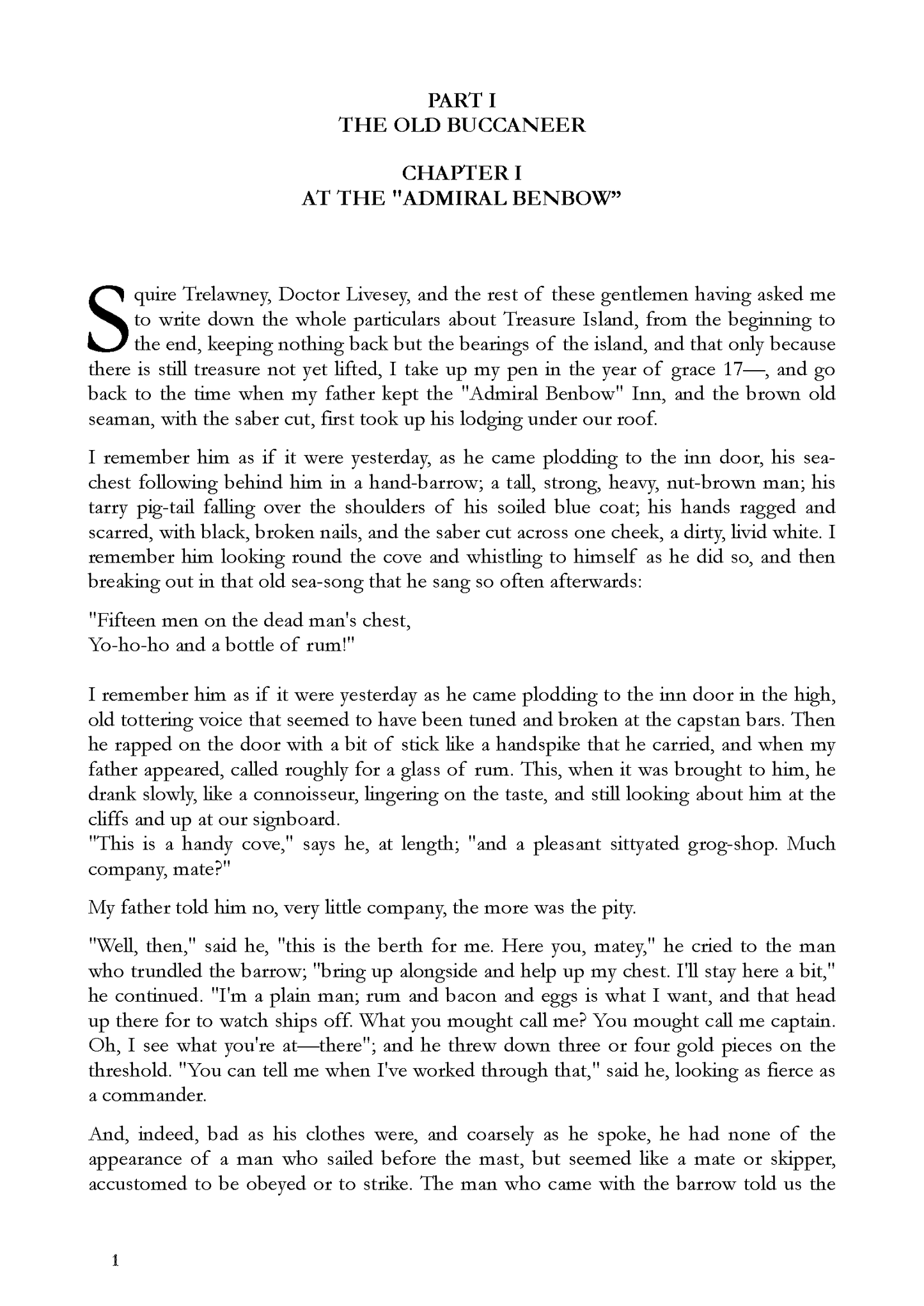 Typeset PDF - Treasure Island by Robert Louis Stevenson